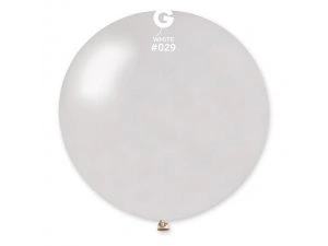 Balónek GM40 #29 bílý (100cm, 40")