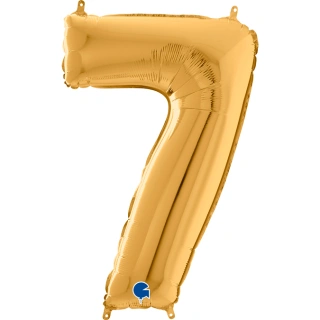 Číslice 7 zlatá (66cm,26")