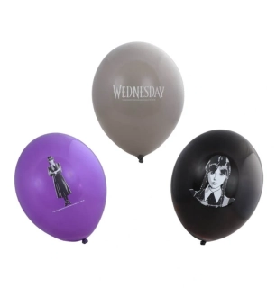 Latexové balonky Wednesday 6ks
