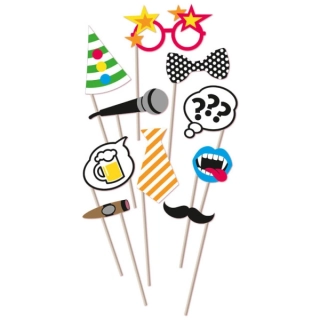 Rekvizity do fotokoutku - Funny Vol. 2 - 10 ks