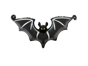 Foliový balonek černý netopýr 63 cm