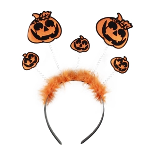 Halloween čelenka s dýněmi
