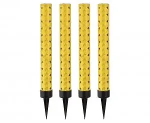 Dortové fontánky zlaté 12 cm - 4 ks