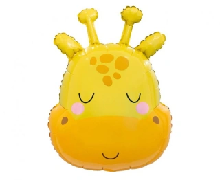 Fóliový balónek hlava - žirafa 53 x 40 cm