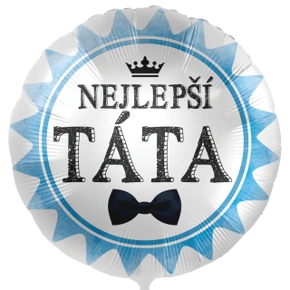 Foliový balonek Nejlepší táta CZ 43 cm