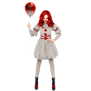 Kostým Pennywise - IT - dámský