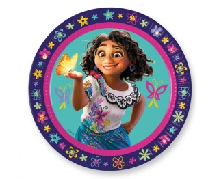 Papírové talířky Encanto 23 cm - 8 ks