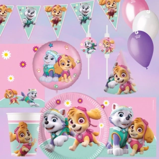 Dekorační sada Tlapková patrola - holčičí narozeniny