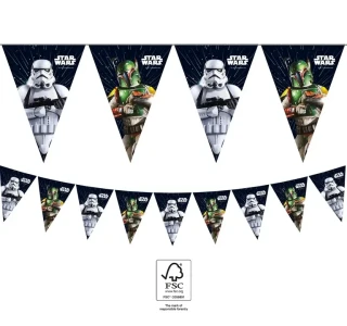 Vlaječková girlanda Star Wars - Galaxie