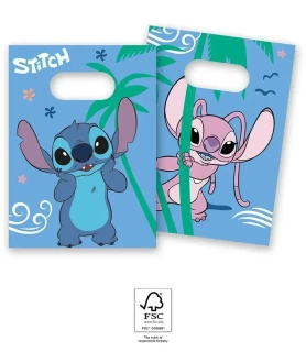 Plastové tašky Stitch 6ks