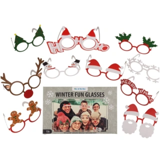 Sada vánočních brýlí - 10 ks