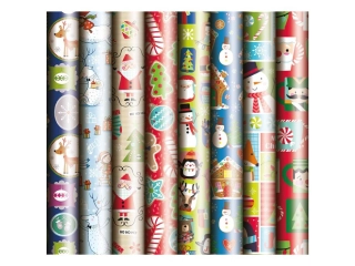 Balící papír Dětské Vánoce - mix