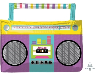 Fóliový balonek Retro Radio 68cm