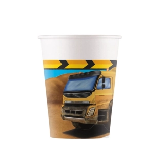 Papírové kelímky - Staveniště 