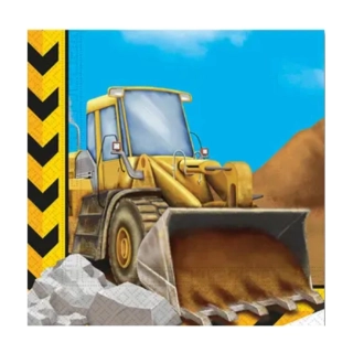 Papírové ubrousky - Staveniště 