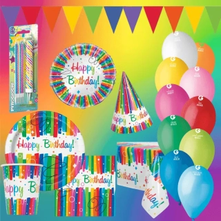 Dekorační sada Duhové stuhy