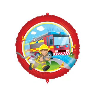 Fóliový balonek kruh Hasič 