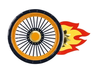 Papírové talíře Závodní auta 6 ks