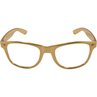 Plastové brýle zlaté 