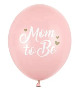 Latexový balonek Mom to be - růžový