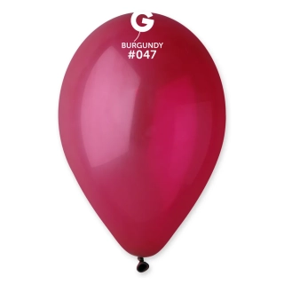 Balónek 26cm/10" #047 burgundy 100 ks