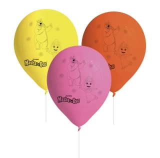 Latexové balonky Máša a Medvěd 8ks
