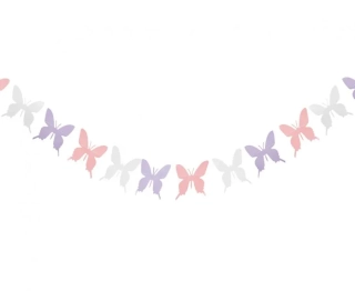 Papírová girlanda Motýlci