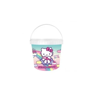 Cukrová vata Hello Kitty - kyblík
