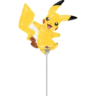 Balónek na tyčku - Pokemon - Pikachu 30 cm