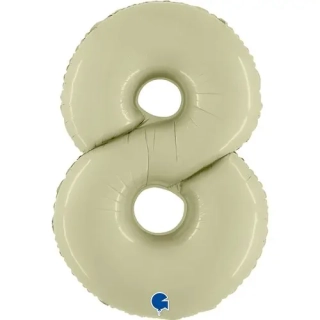 Fóliová číslice - olivová 8 - 102 cm