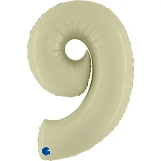 Fóliová číslice - olivová 9 - 102 cm