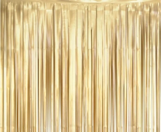 Zlatý matný party závěs 100 x 200 cm