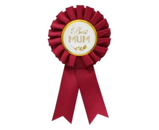 Odznak Best Mom - červený