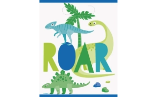 Plastové party tašky Dino 8ks