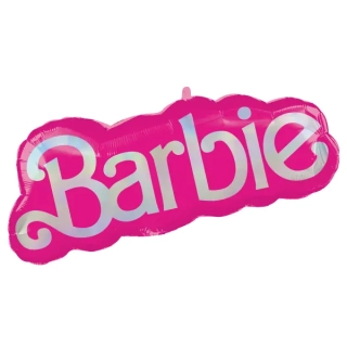 Fóliový balonek nápis Barbie 81cm