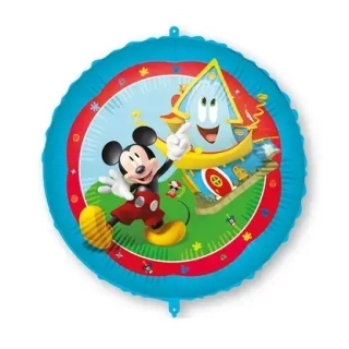 Fóliový balonek kruh Mickey Mouse - Rock the House