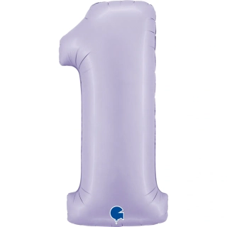 Foliová číslice - liliová 1 - 102 cm