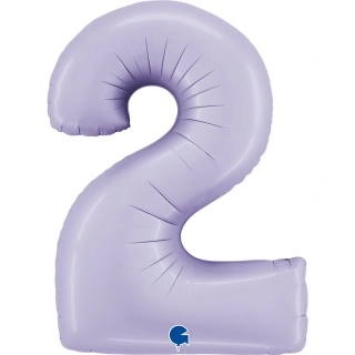 Foliová číslice - liliová 2 - 102 cm