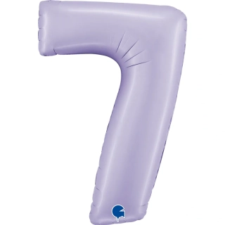 Foliová číslice - liliová 7 - 102 cm