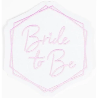 Nažehlovací odznáček Bride to be