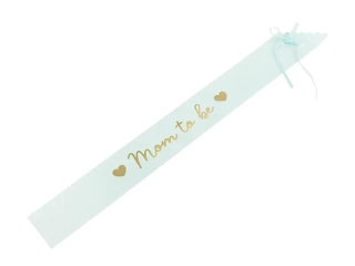 Šerpa - Mom to be - modrá 75 cm