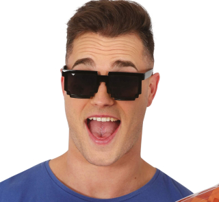 Party brýle - Pixel s tmavými skly