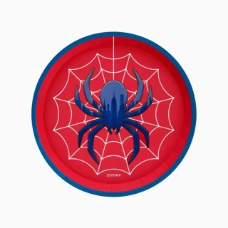 Papírové talíře Spider 23 cm - 6 ks