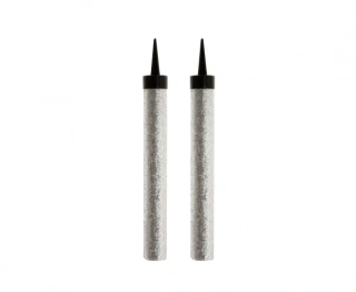 Dortové fontánky stříbrné 12 cm - 2 ks