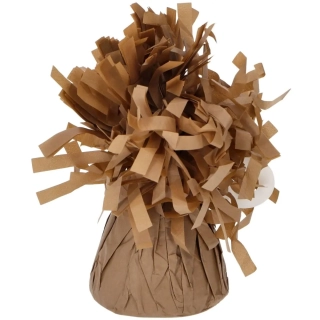 Těžítko na balonky hnědé - matné