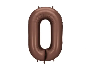 Foliová číslice hnědá 0 - 86 cm