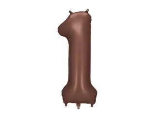 Foliová číslice hnědá 1 - 86 cm