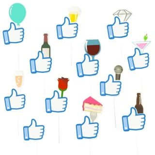 Rekvizity do fotokoutku - Facebook Like