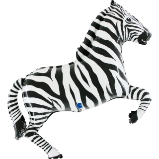 Fóliový balónek Zebra v pohybu 86 cm