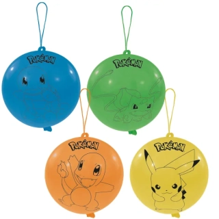 Latexové balonky punch ball Pokemon - Pikachu 4 ks
